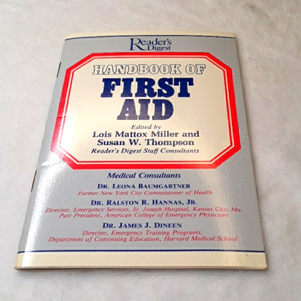 1985 Reader's Digest Handbook Of First Aid Excellent Condition